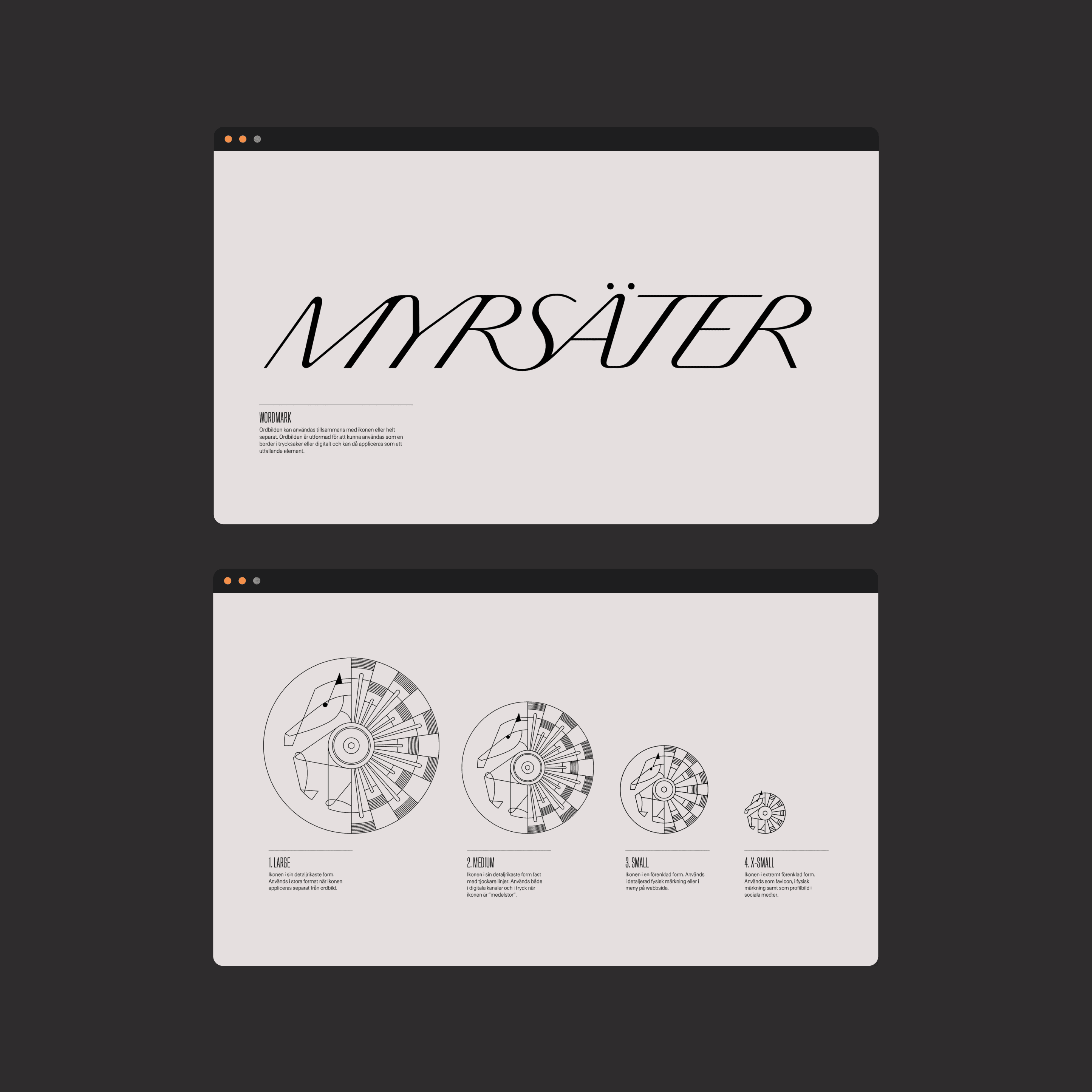 Wordmark and crest system at scale